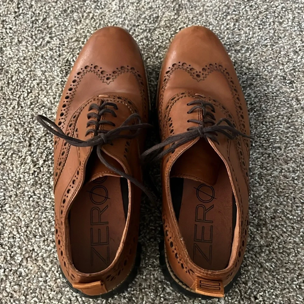 Cole Haan Zerogrand Leather Wingtip Derby Oxford Size 7 - Picture 10 of 12